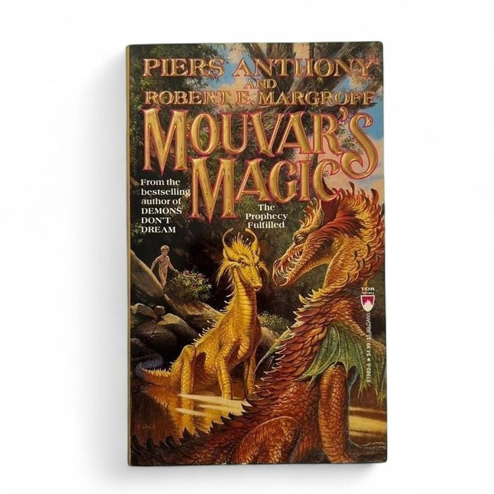 90s Vintage Whimsigoth Academia Mouvar’s Magic Fantasy Book